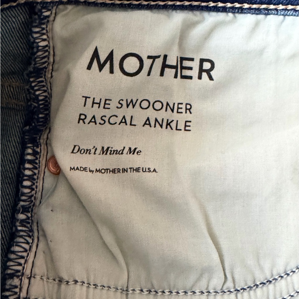 MOTHER Swooner Rascal Don't Mind Me Jean - Picture 10 of 10
